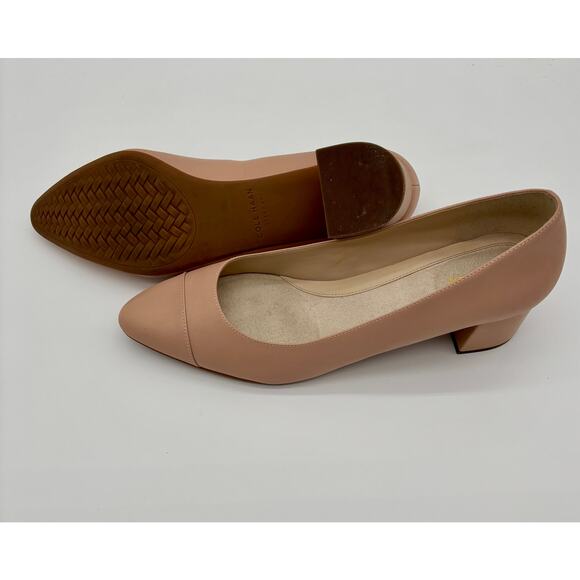 Cole Haan Women’s Go-To-Block Heel Pump in Blush Size 10.5 B Dress Shoes - Picture 6 of 6